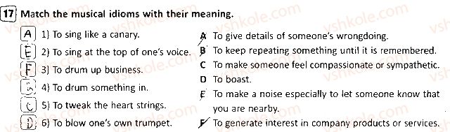 фото задание 17 - lesson 2. music is heard everywhere - unit 3. your preferences