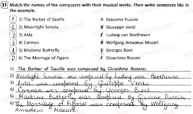 фото задание 21 - lesson 2. music is heard everywhere - unit 3. your preferences
