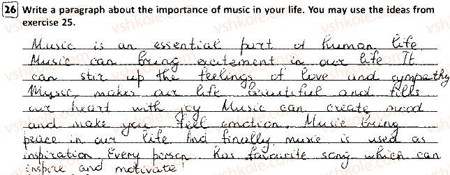 фото задание 26 - lesson 2. music is heard everywhere - unit 3. your preferences
