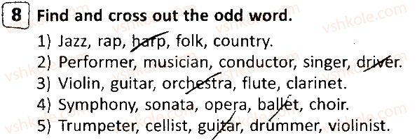 фото задание 8 - lesson 2. music is heard everywhere - unit 3. your preferences
