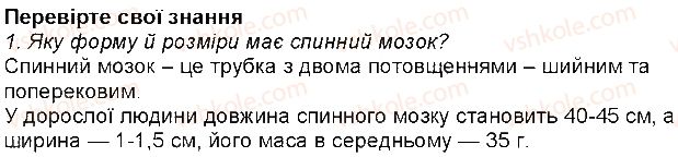 фото задание 1 - 33. спинний мозок - тема 7. зв’язок організму людини із зовнішнім середовищем. нервова система
