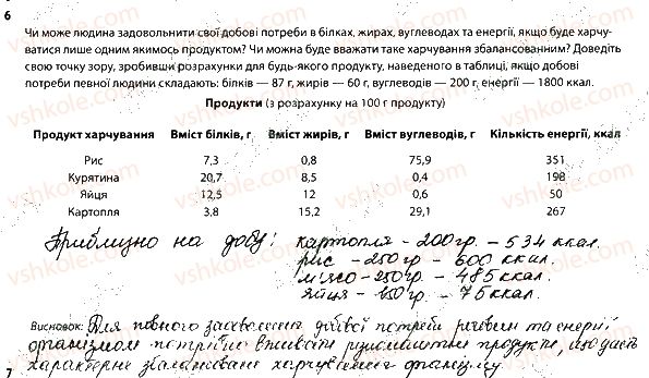 фото задание 6 - обмін речовин і перетворення енергії. вітаміни - тема 1. обмін речовин та перетворення енергії в організмі людини