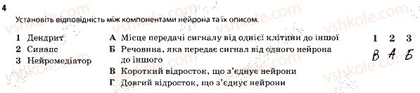 фото задание 4 - нейрони. нервова система - тема 7. зв'язок організму людини із зовнішнім середовищем. нервова система