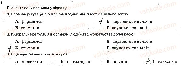 фото задание 2 - 2. регуляція функцій організму. нервова і гуморальна регуляція - тема 1. вступ. організм людини