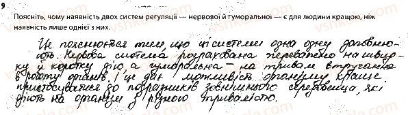 фото задание 9 - 2. регуляція функцій організму. нервова і гуморальна регуляція - тема 1. вступ. організм людини