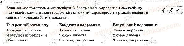 фото задание 4 - 1. вища нервова діяльність - тема 10. вища нервова діяльність