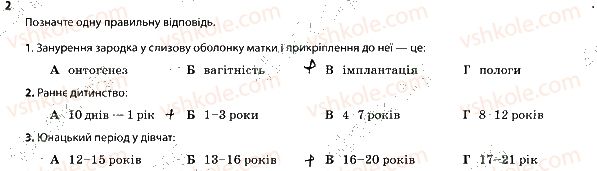 фото задание 2 - 2. розвиток людини. порушення роботи репродуктивної системи - тема 12. розмноження та розвиток людини