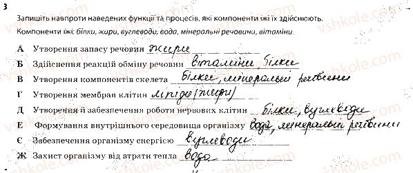 фото задание 3 - 1. обмін речовин. компоненти їжі - тема 3. обмін речовин та перетворення енергії в організмі людини