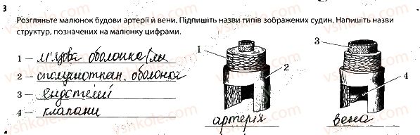 фото задание 3 - 3. серце. робота серця. судини - тема 6. транспорт речовин