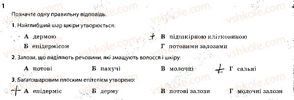 фото задание 1 - 2. покриви тіла. терморегуляція - тема 7. виділення. терморегуляція
