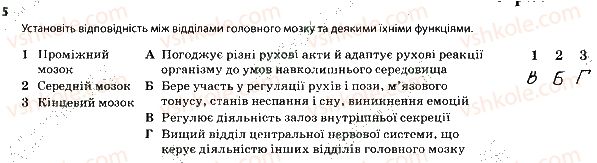фото задание 5 - 2. центральна нервова система - тема 8. зв'язок організму людини із зовнішнім середовищем. нервова система