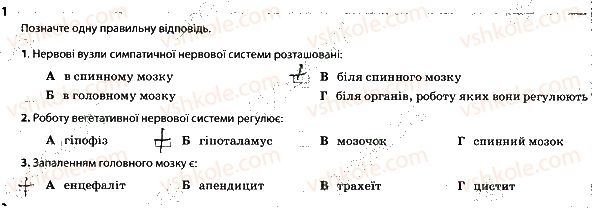 фото задание 1 - 3. вегетативна нервова система. проблеми нервової системи - тема 8. зв'язок організму людини із зовнішнім середовищем. нервова система