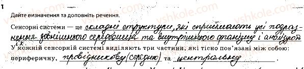 фото задание 1 - 1. зорова сенсорна система - тема 9. зв'язок організму людини із зовнішнім середовищем. сенсорні системи
