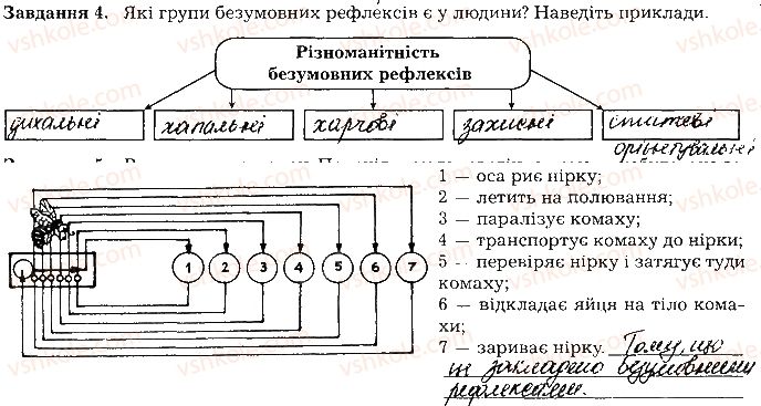 фото задание ст106завд4 - тема 9. вища нервова діяльність