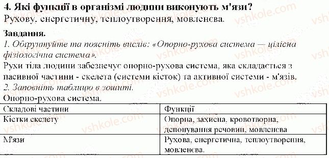 фото задание 4 - § 28. значення опорно-рухової системи - тема 6. опора та рух