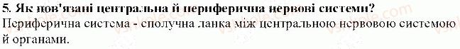 фото задание 5 - § 36. центральна та периферична нервова система - тема 7. зв'язок організму людини із зовнішнім середовищем. нервова система
