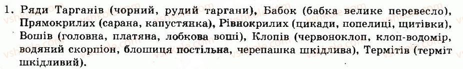 фото задание 1 - § 24. різноманітність комах. комахи з неповним перетворенням - тема 4. членистоногі - розділ vii. різноманітність тварин