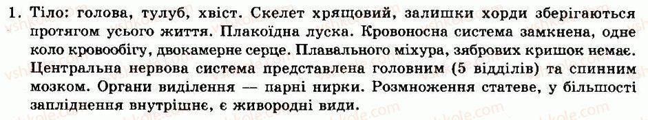 фото задание 1 - § 32. надклас риби. особливості будови та життєдіяльності хрящових риб - тема 6. хордові тварини. безчерепні. риби - розділ vii. різноманітність тварин