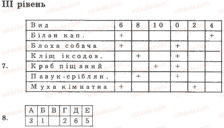 фото задание 3 - варіант 2 - рівні - тема 3. членистоногі. молюски