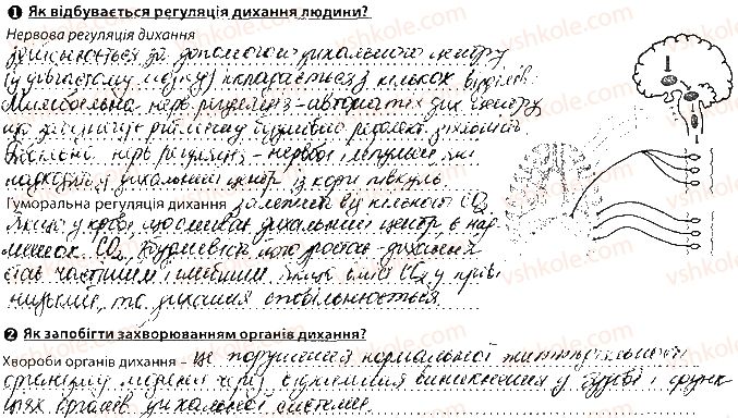 фото задание сторінка36 - тема 3. дихання
