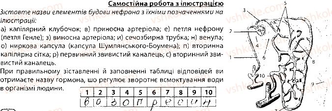 фото задание сторінка53 - тема 5. виділення. терморегуляція