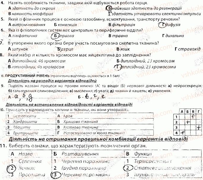 фото задание в1 - підсумкова письмова робота за рік - підсумкове оцінювання