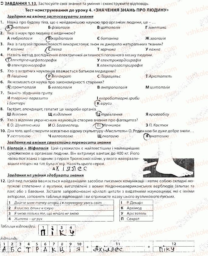 фото задание 13 - блок 1 - поурочне оцінювання