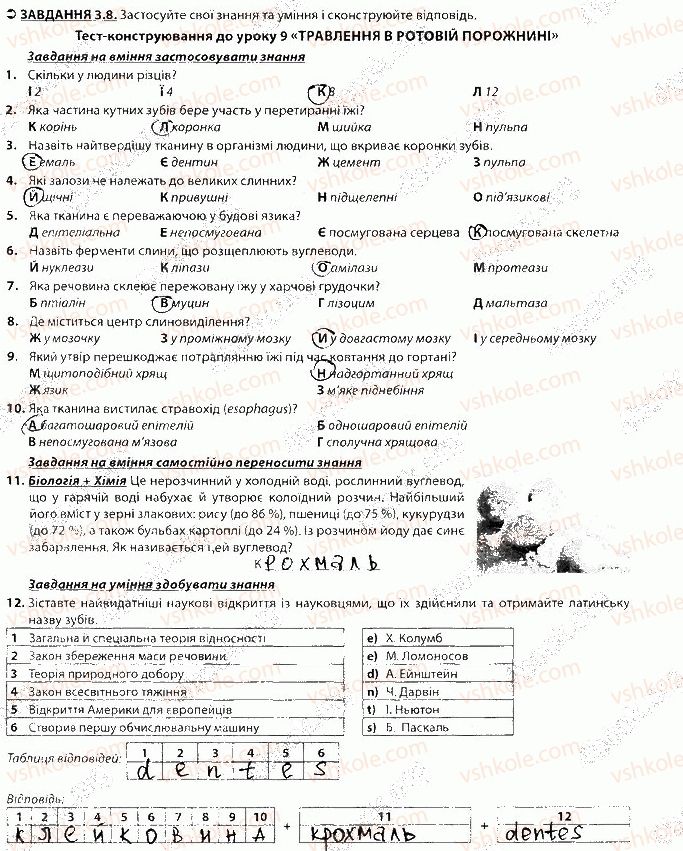 фото задание 8 - блок 3 - поурочне оцінювання