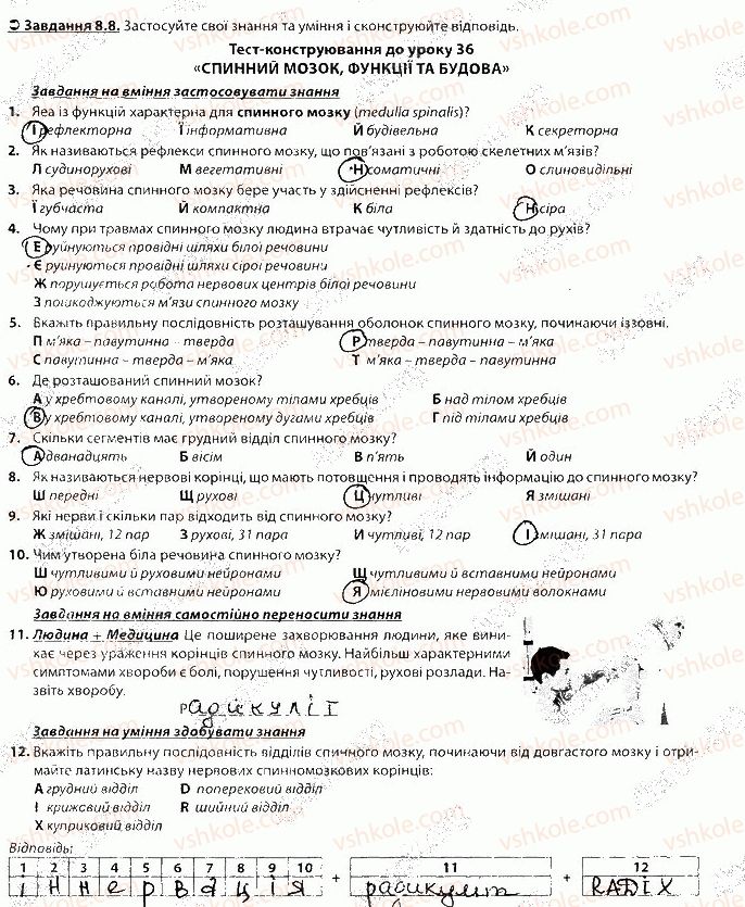 фото задание 8 - блок 8 - поурочне оцінювання