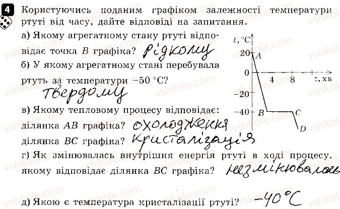 фото задание 4 - варіант 2 - 2. агрегатний стан речовини - контроль теоретичних знань