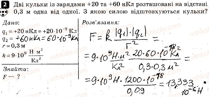 фото задание 2 - варіант 1 - 4. закон збереження електричного заряду - практичний тренінг