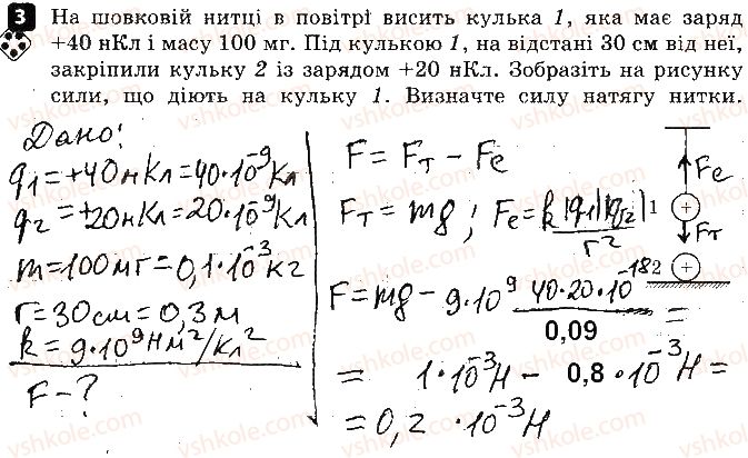 фото задание 3 - варіант 2 - 4. закон збереження електричного заряду - практичний тренінг