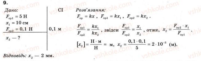 фото задание 9 - § 8. взаємодії та сили. сили пружності - розділ 2. взаємодія тіл
