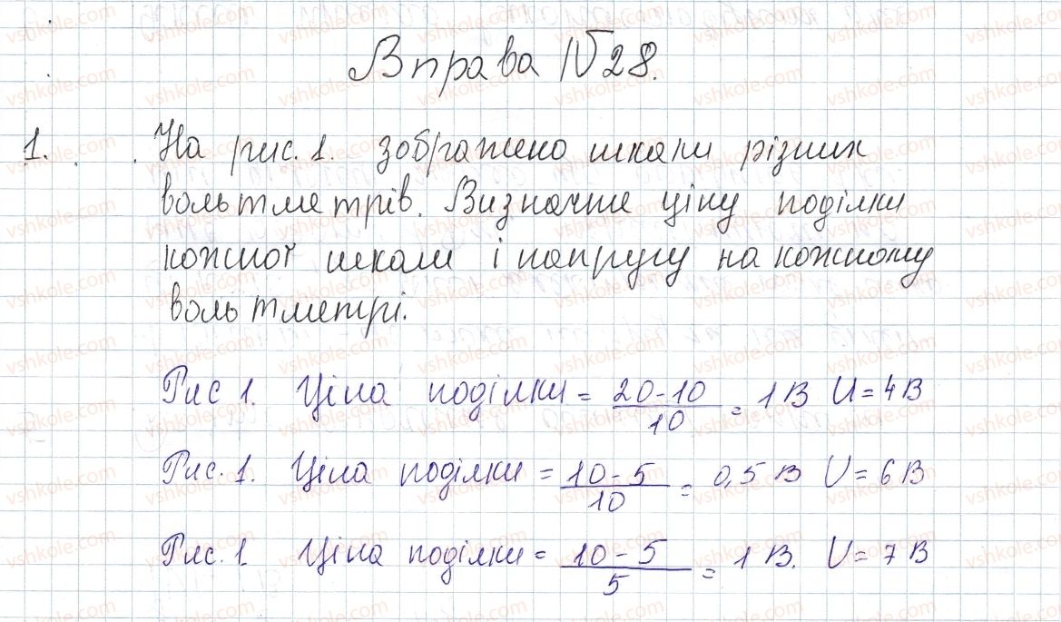 фото задание 1 - № 28 - вправи