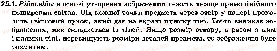 фото задание 1 - вправа 25 - розділ 4. світлові явища