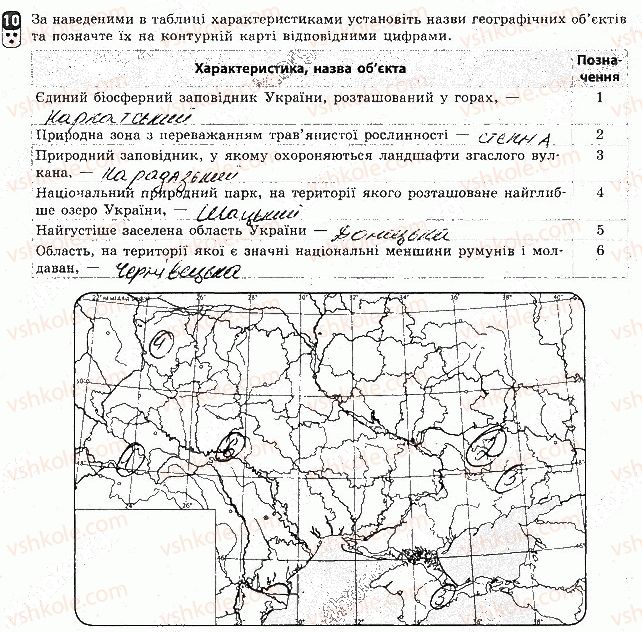 фото задание 10 - варіант 1 - робота для скоригованого семестрового оцінювання. 2 семестр