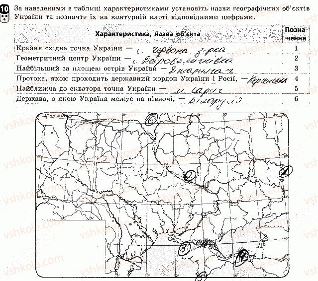 фото задание 10 - варіант 1 - тематичний блок 2. геополітичний простір україни