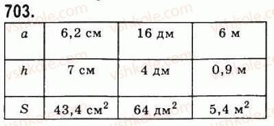 фото задание 703 - 21. площа паралелограма - § 4. многокутники. площа многокутника