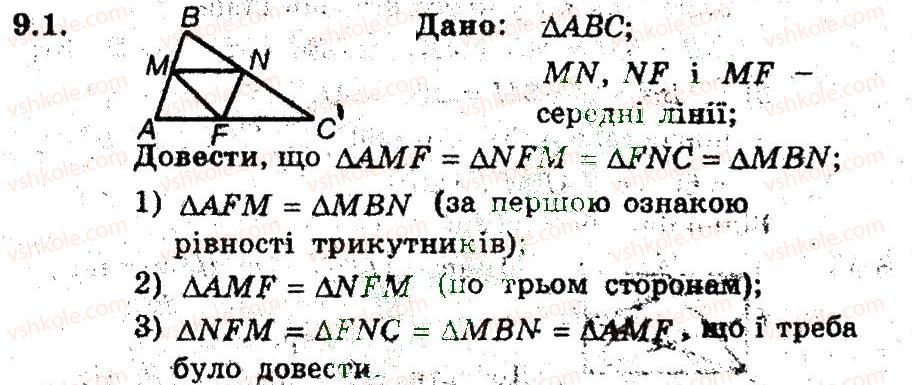 фото задание 1 - 9. середня лінія трикутника - § 2. многокутники. чотирикутники