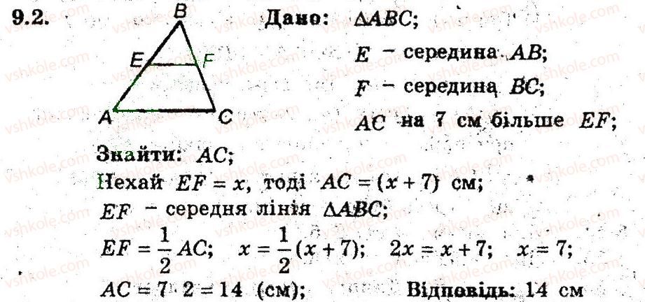 фото задание 2 - 9. середня лінія трикутника - § 2. многокутники. чотирикутники