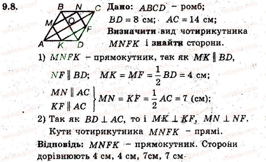 фото задание 8 - 9. середня лінія трикутника - § 2. многокутники. чотирикутники