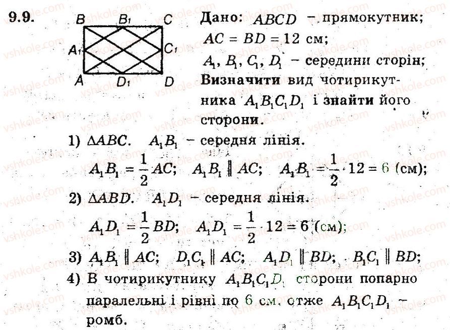фото задание 9 - 9. середня лінія трикутника - § 2. многокутники. чотирикутники