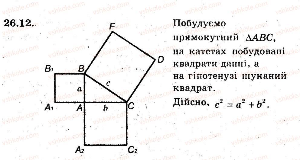 фото задание 12 - 26. поняття площі многокутника - § 6. площа многокутника