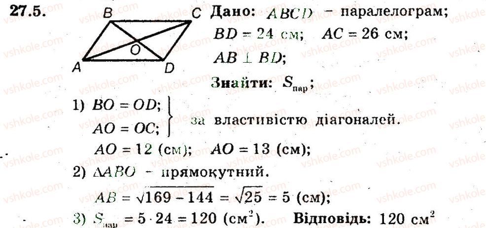 фото задание 5 - 27. площа паралелограма - § 6. площа многокутника