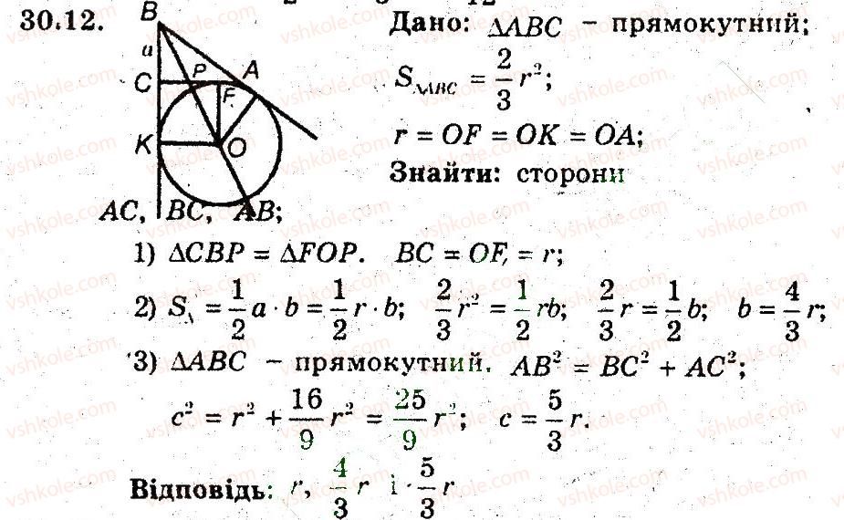 фото задание 12 - 30. зовнівписане коло трикутника - § 6. площа многокутника