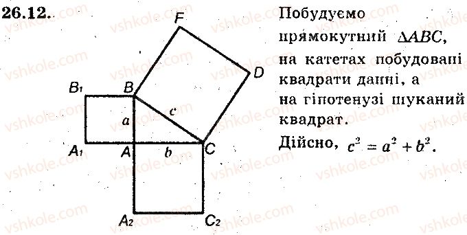фото задание 12 - 26. поняття площі многокутника. площа прямокутника - § 6. площа многокутника