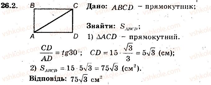 фото задание 2 - 26. поняття площі многокутника. площа прямокутника - § 6. площа многокутника