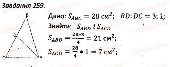 фото задание 259 - варіант 1