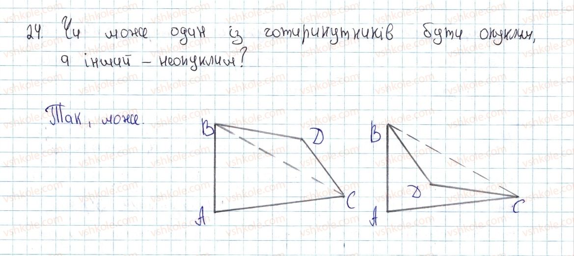 фото задание 24 - § 1. чотирикутник і його елементи - розділ 1. чотирикутники