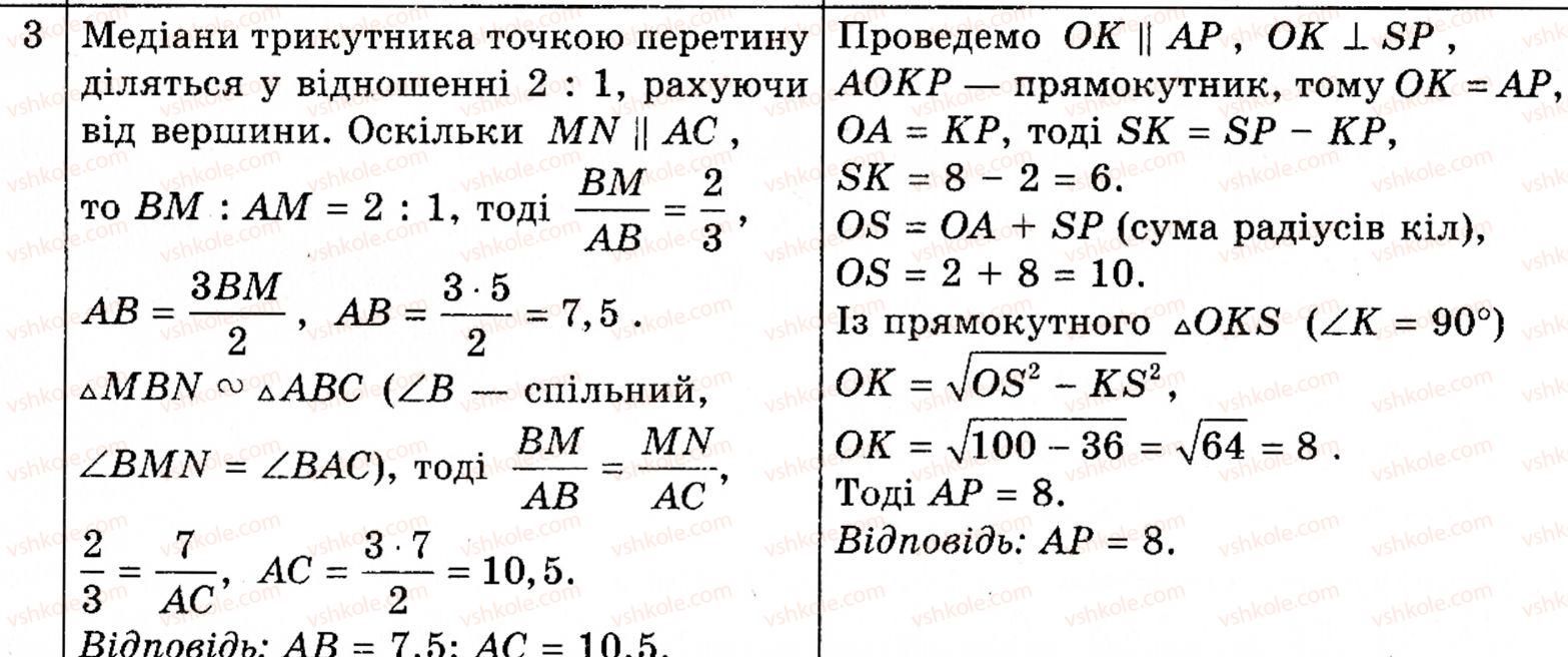 фото задание 3 - задачі за готовими малюнками 4 - розділ 2. подібність трикутників